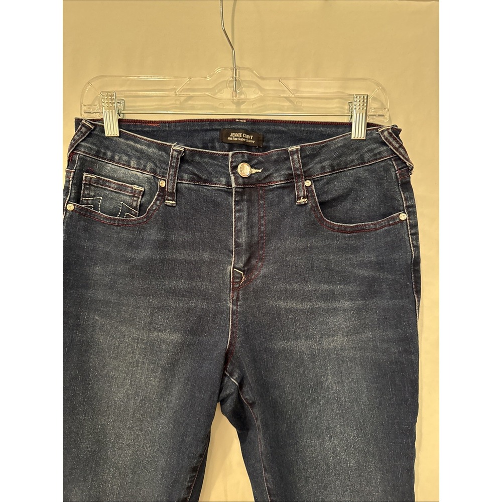 True Religion Jennie Curvy Mid Rise Super Skinny Jeans Size 29 Medium Wash NWOT